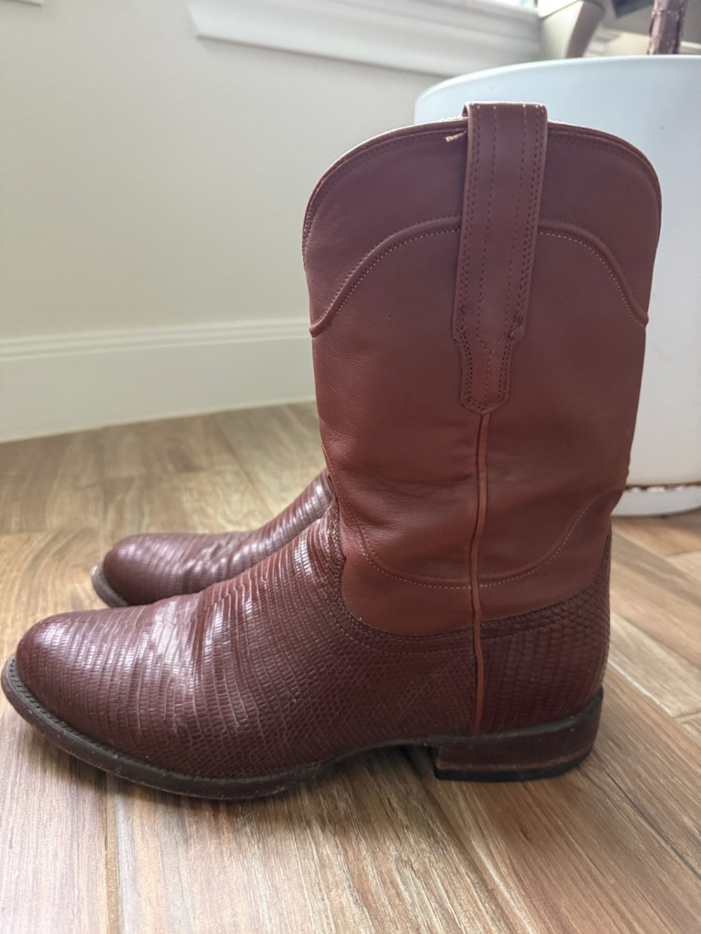 Tecovas Men's Brown Leather Boots 11 1/2 EE